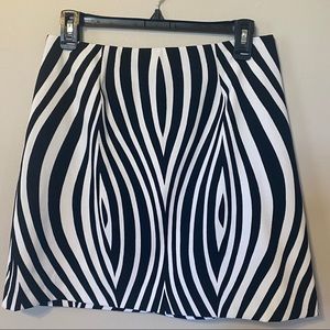 Alberto Makali skirt - size 8 - black/white/zebra